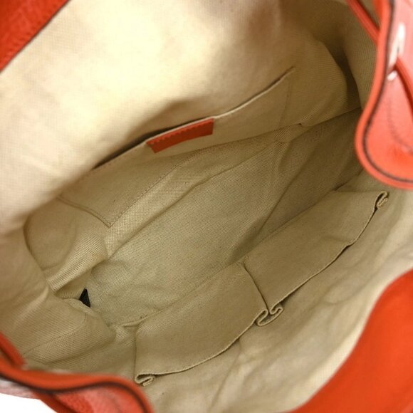 GUCCI ORANGE BAMBOO BACKPACK 370833 467891 NQ01174 - Picture 6 of 10